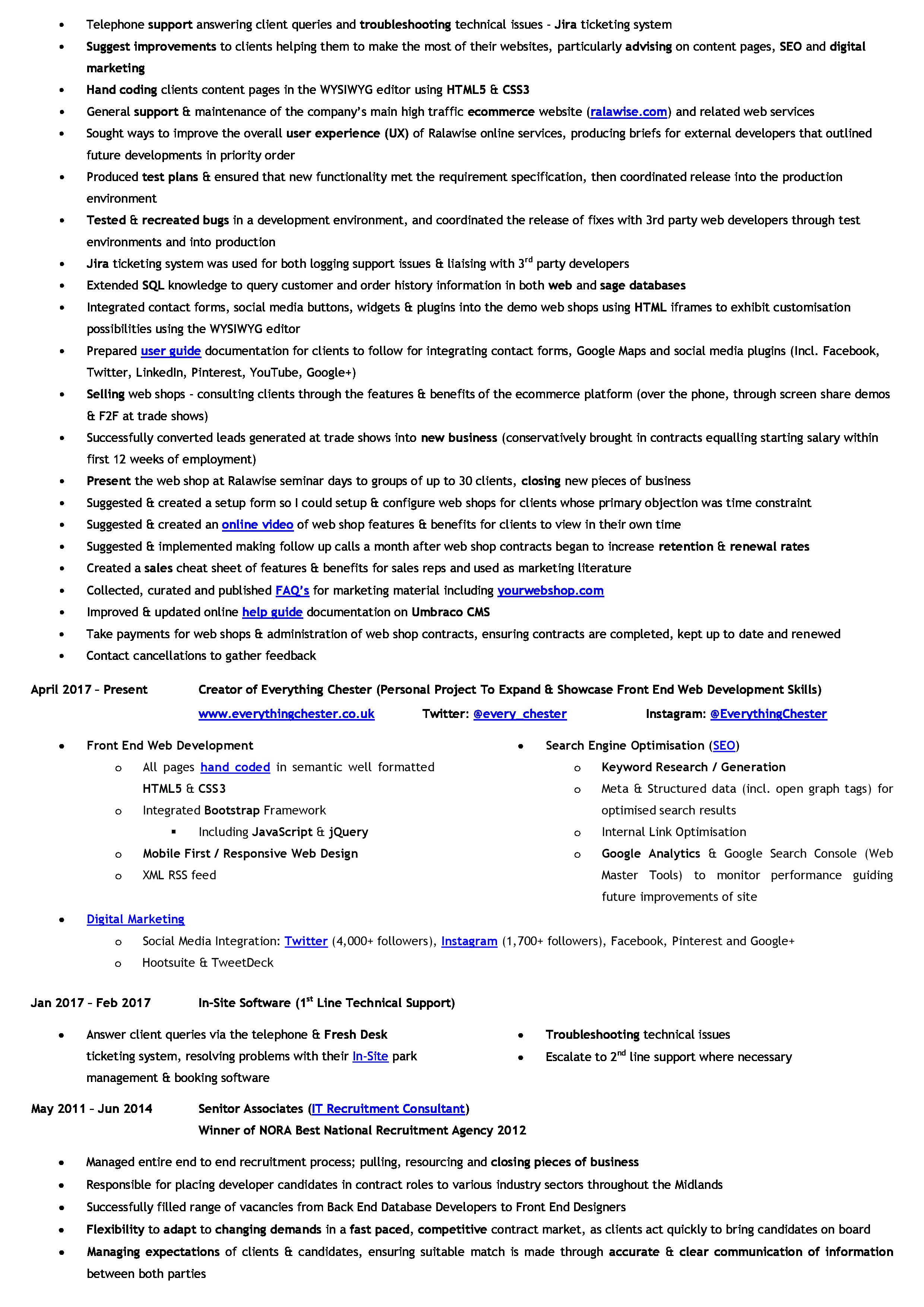 Christopher John Roberts CV Resume Page 3