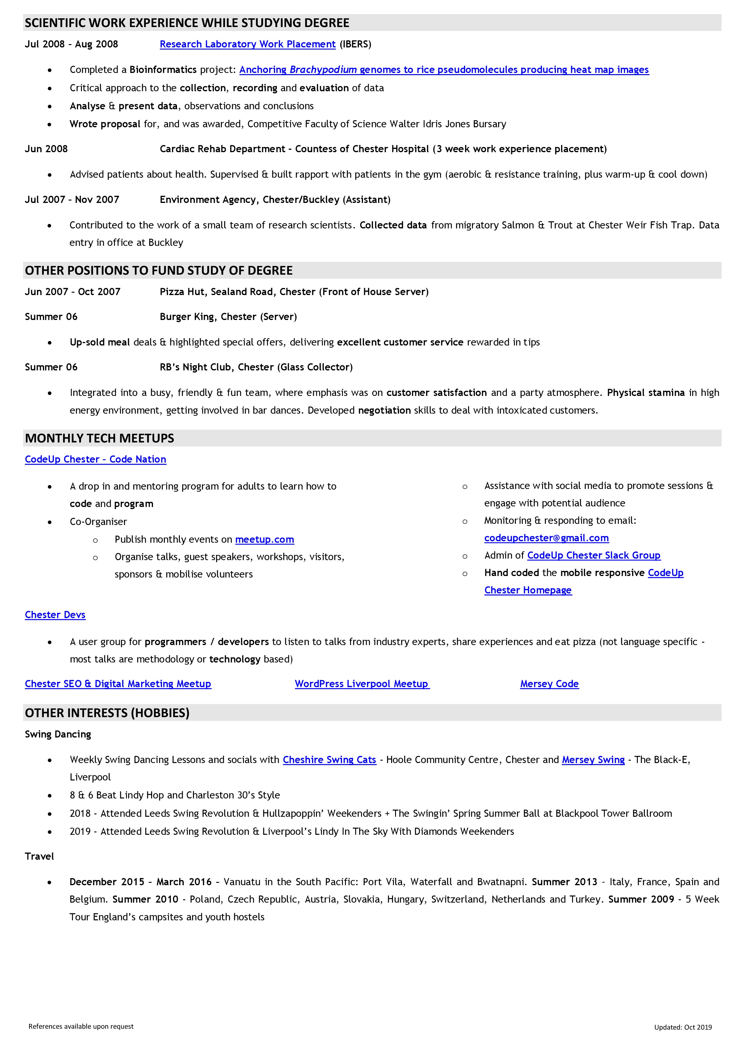 Christopher John Roberts CV Resume Page 5